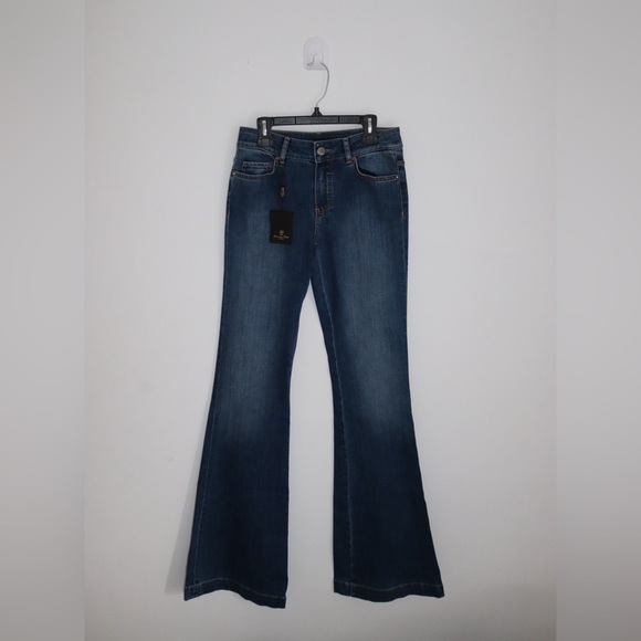 COPY - Massimo Dutti Flare Medium Wash Size 4 NEW - Picture 4 of 12